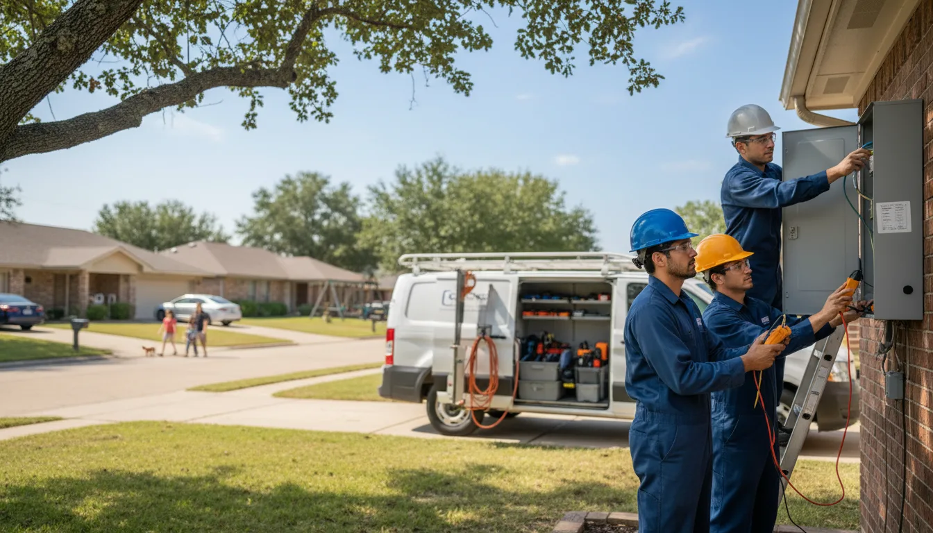 Certified electrician providing emergency electrical services in Winston, NM